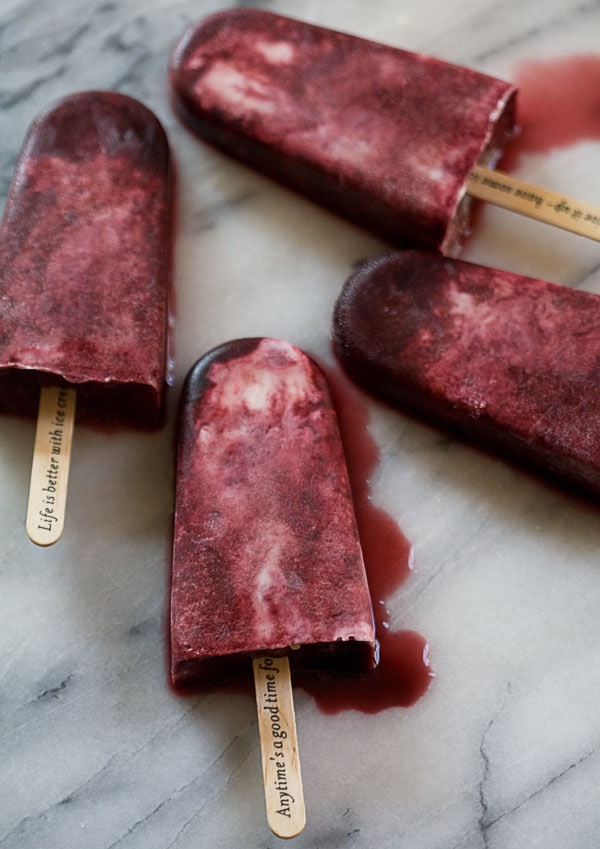 Beer Popsicles: Cherry Lambic Popsicles
